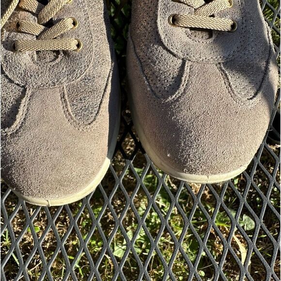 ☘️- IMAC Metallic Beige Leather Sneakers Light Style. Made in Italy Sz 41 - Picture 11 of 16